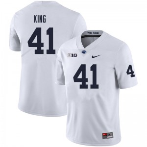 Kobe King Penn State Men's #41 2024-25 College Football Jersey - White