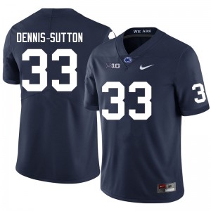 Dani Dennis-Sutton Penn State Men's College Football High School #33 Jersey - Navy