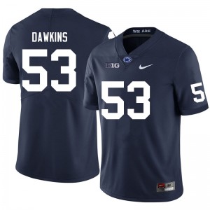 Nick Dawkins Nittany Lions Mens 2024 #53 College Football Jersey - Navy