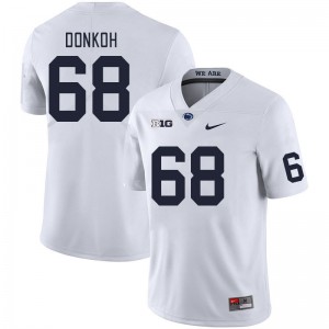 Anthony Donkoh PSU Nittany Lions Men Limited #68 College Football Jersey - White