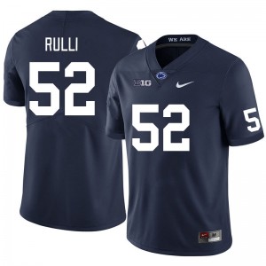 Dominic Rulli Nittany Lions College Football Embroidery Men #52 Jersey - Navy