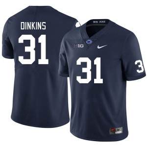 Kolin Dinkins PSU Lions Men Alumni College Football #31 Jersey - Navy