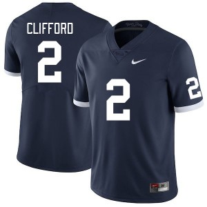 Liam Clifford Penn State Nittany Lions Mens College Football #2 Embroidery Jersey - Retro