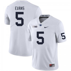 Omari Evans PSU Nittany Lions #5 Limited College Football Men Jersey - White