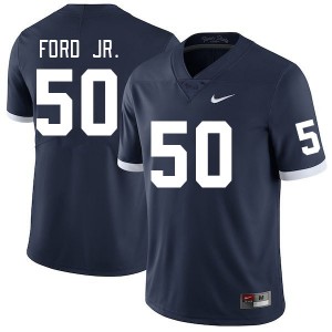 Alonzo Ford Jr. Lions Men College Football Official #50 Jersey - Retro