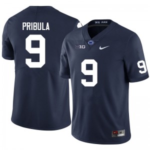 Beau Pribula Lions #9 Game College Football Mens Jersey - Navy