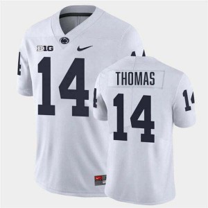 Braz Thomas PSU College Football #14 Stitched Men's Jersey - White