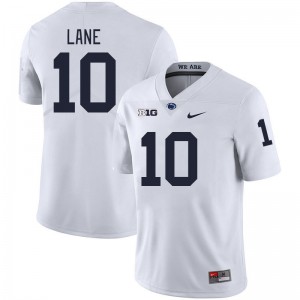 Dejuan Lane Penn State College Football Stitched Mens #10 Jersey - White
