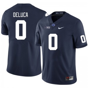 Dominic DeLuca Penn State High School College Football #0 Men Jersey - Navy