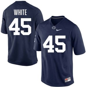Enai White Penn State #45 College Football Men's Stitched Jersey - Navy