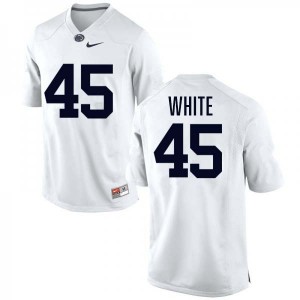 Enai White Nittany Lions Men's College Football #45 Stitched Jersey - White