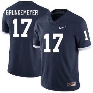Ethan Grunkemeyer PSU Nittany Lions Men's College Football 2024-25 #17 Jersey - Retro
