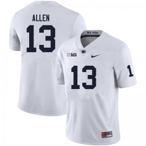 Kaytron Allen PSU College Football Official Men's #13 Jersey - White