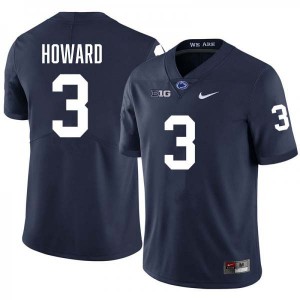 Koby Howard Lions College Football Men's #3 Stitched Jersey - Navy