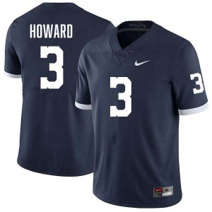 Koby Howard Penn State Stitched College Football Men's #3 Jersey - Retro Navy