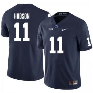 Kyron Hudson Nittany Lions #11 Stitched Mens College Football Jersey - Navy