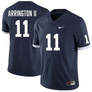 LaVar Arrington II Lions College Football Men's Stitched #11 Jersey - Retro Navy
