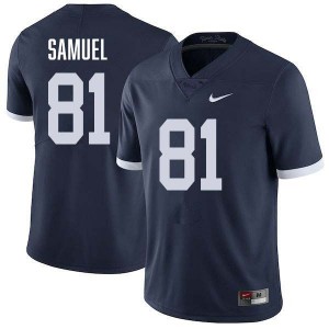 Lyrick Samuel Penn State Stitched #81 College Football Men Jersey - Retro Navy