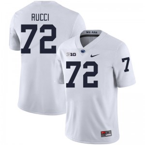 Nolan Rucci Penn State College Football Men's 2024-25 #72 Jersey - White