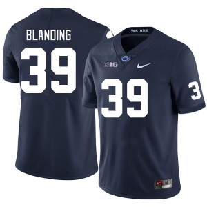 Ty Blanding PSU Nittany Lions Game #39 College Football Mens Jersey - Navy