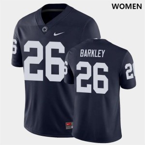 Saquon Barkley Lions #26 Football Women Jersey - Navy
