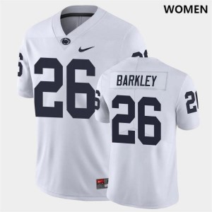Saquon Barkley Nittany Lions Football Women's #26 Jersey - White