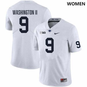 Elliot Washington II Penn State Womens Stitched College Football #9 Jersey - White