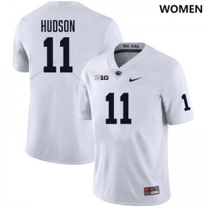 Kyron Hudson Lions #11 Womens College Football Stitched Jersey - White