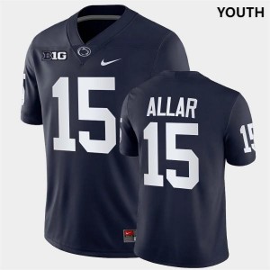 Drew Allar Penn State Youth Football #15 Jersey - Navy