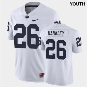 Saquon Barkley Lions Youth Football #26 Jersey - White