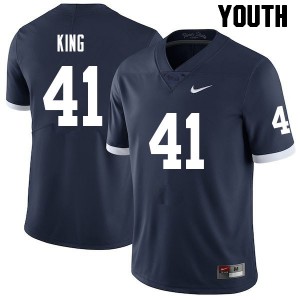 Kobe King Lions Official #41 College Football Youth Jersey - Retro