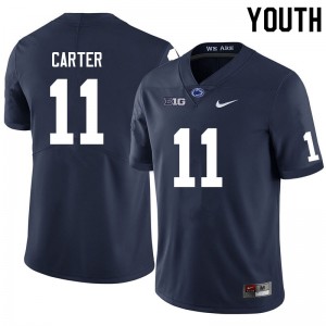 Abdul Carter Nittany Lions Youth College Football Player #11 Jersey - Navy