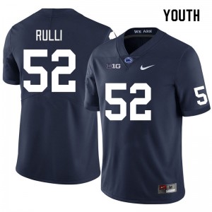 Dominic Rulli PSU Youth #52 College Football Alumni Jersey - Navy