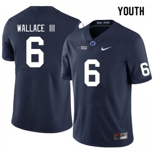 Harrison Wallace III PSU Lions College Football Youth #6 High School Jersey - Navy
