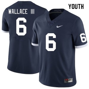Harrison Wallace III Penn State Lions Youth #6 Player College Football Jersey - Retro
