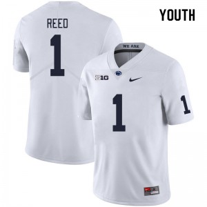 Jaylen Reed PSU Nittany Lions College Football 2024-25 Youth #1 Jersey - White