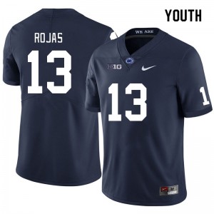 Tony Rojas PSU #13 NCAA Youth College Football Jersey - Navy