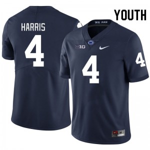 A.J. Harris PSU Lions #4 Replica Youth College Football Jersey - Navy
