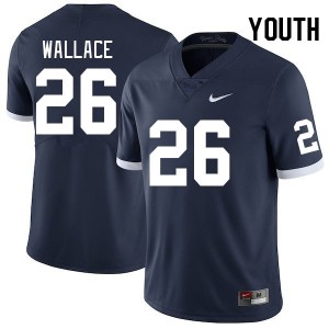 Cam Wallace PSU Nittany Lions College Football Youth Replica #26 Jersey - Retro