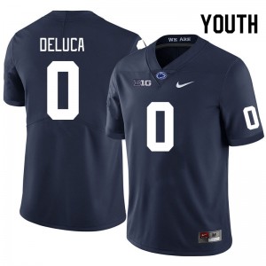 Dominic DeLuca Penn State College Football #0 Youth Alumni Jersey - Navy