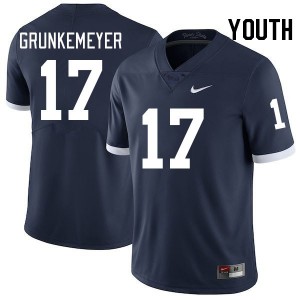 Ethan Grunkemeyer PSU Nittany Lions Youth #17 Alumni College Football Jersey - Retro