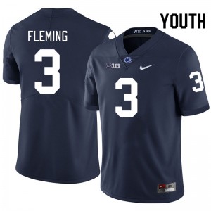 Julian Fleming Lions #3 Youth College Football Alumni Jersey - Navy