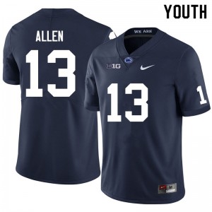 Kaytron Allen Penn State Nittany Lions Youth Game College Football #13 Jersey - Navy