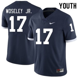 Kenny Woseley Jr. PSU Nittany Lions College Football Youth #17 Alumni Jersey - Retro