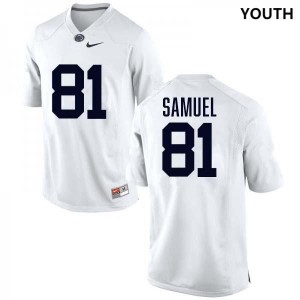 Lyrick Samuel Nittany Lions Youth Stitched College Football #81 Jersey - White
