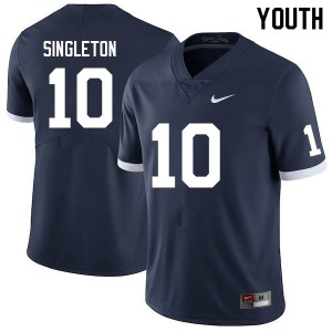 Nicholas Singleton Penn State Youth College Football #10 High School Jersey - Retro