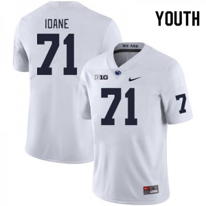 Olaivavega Ioane Nittany Lions Youth Stitched College Football #71 Jersey - White