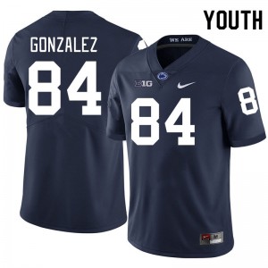Peter Gonzalez PSU Nittany Lions College Football Youth Embroidery #84 Jersey - Navy
