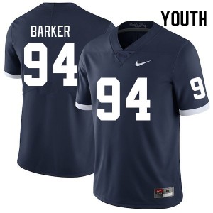 Ryan Barker PSU Player #94 Youth College Football Jersey - Retro
