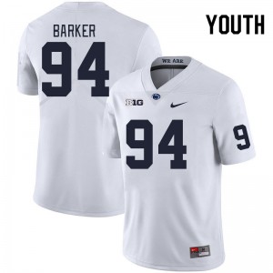 Ryan Barker PSU Nittany Lions NCAA #94 Youth College Football Jersey - White